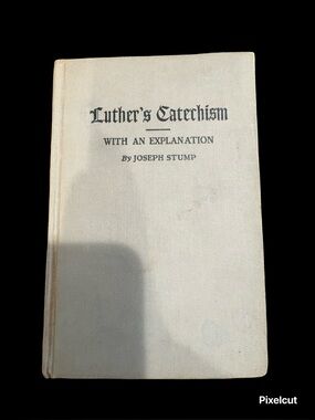 Luther's Catechism Hardcover Book - blue